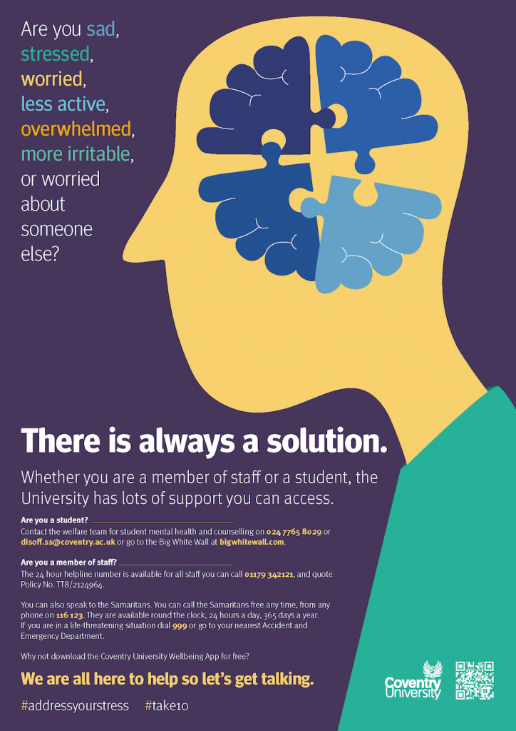 Coventry University Mental Health Campaign